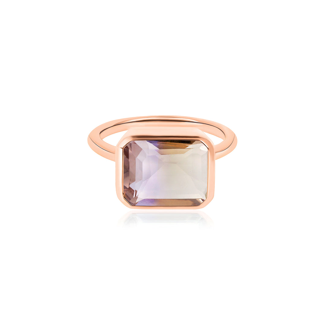 Ametrine Silver Ring