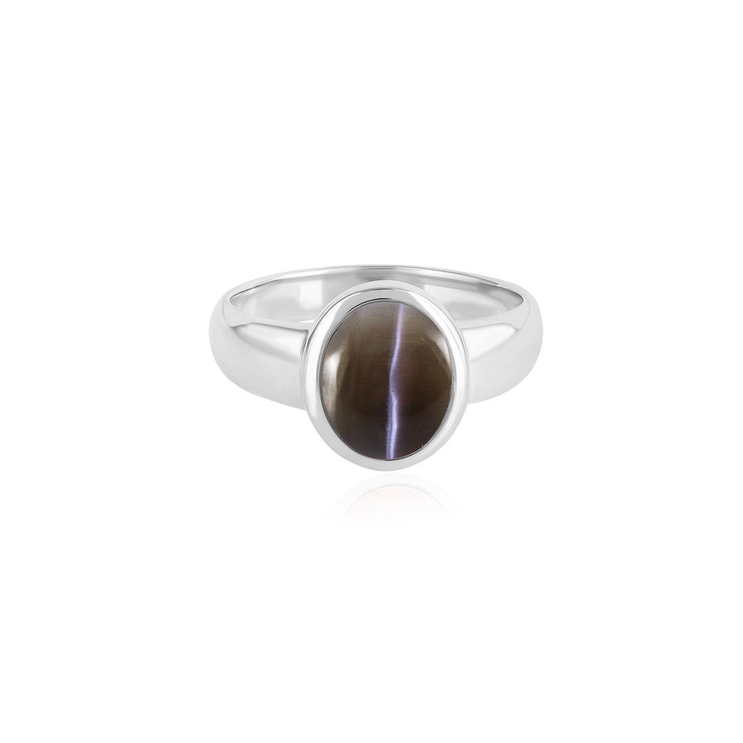 Sillimanite Star 925 Silver Ring