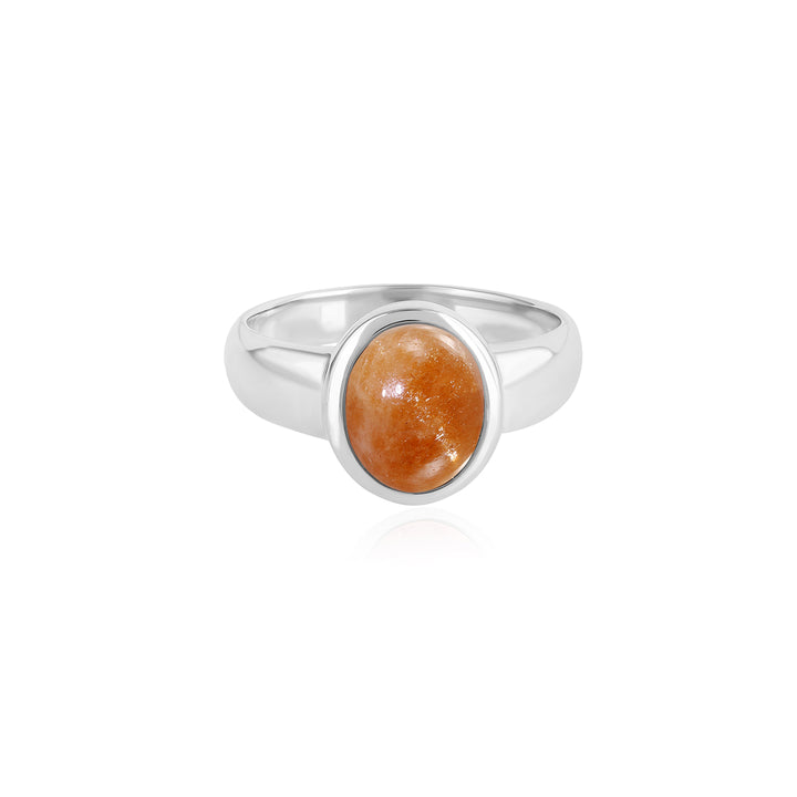 Sunstone 925 Silver Ring