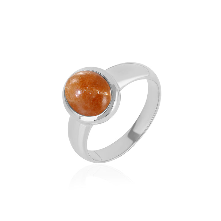 Sunstone 925 Silver Ring