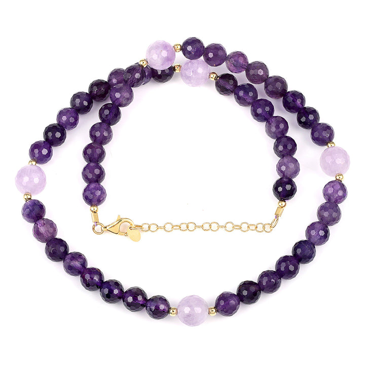 Lavender & Purple Amethyst Necklace