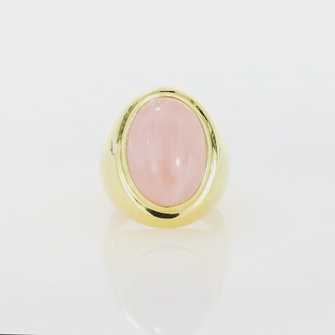 Sterling Silver Rose Quartz Ring